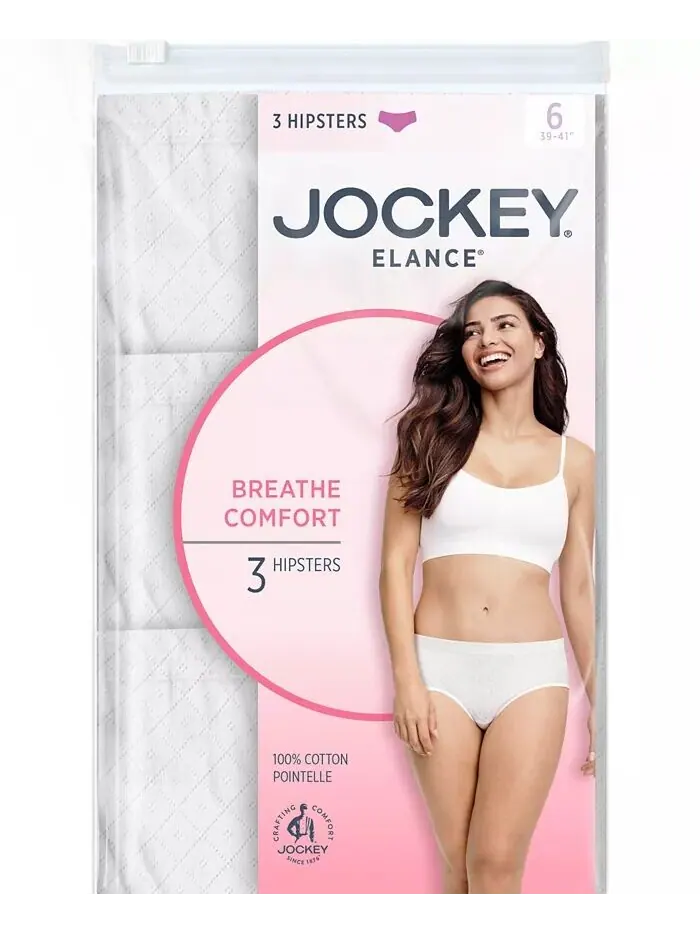 Трусы женские Jockey — изображение 3 из 3, белый/белый/белый