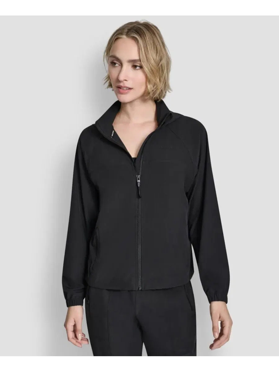 Женская куртка на молнии для поездок на работу DKNY — изображение 1 из 8, черный