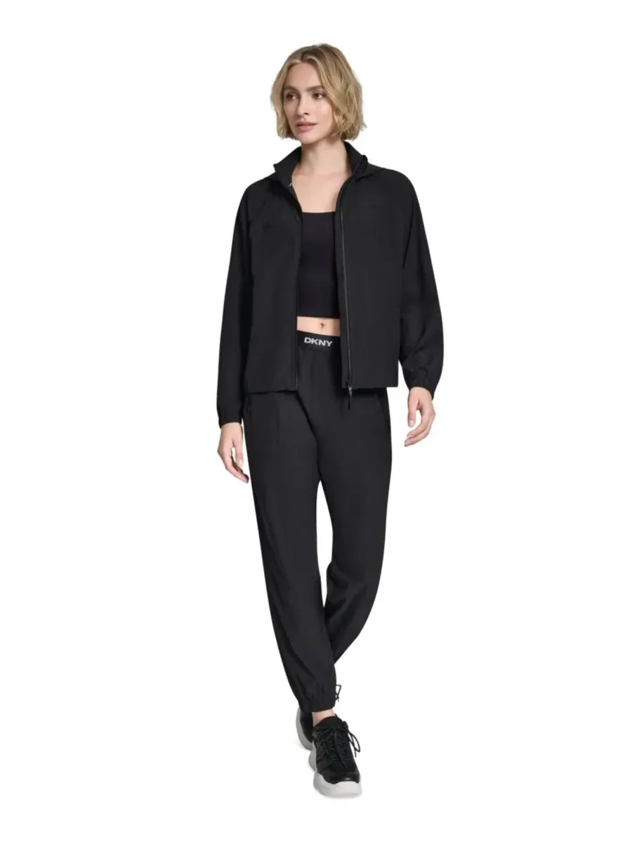 Женская куртка на молнии для поездок на работу DKNY — изображение 2 из 8, черный