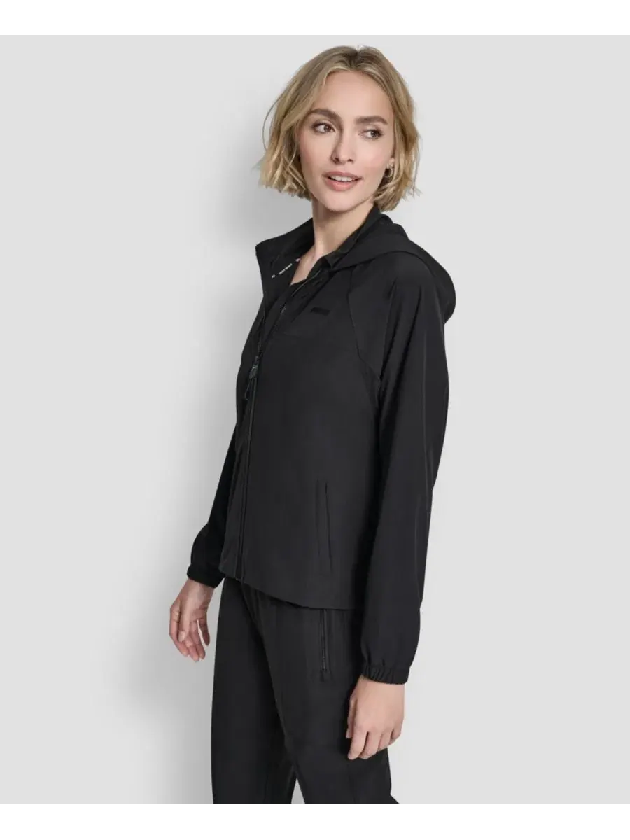Женская куртка на молнии для поездок на работу DKNY — изображение 5 из 8, черный
