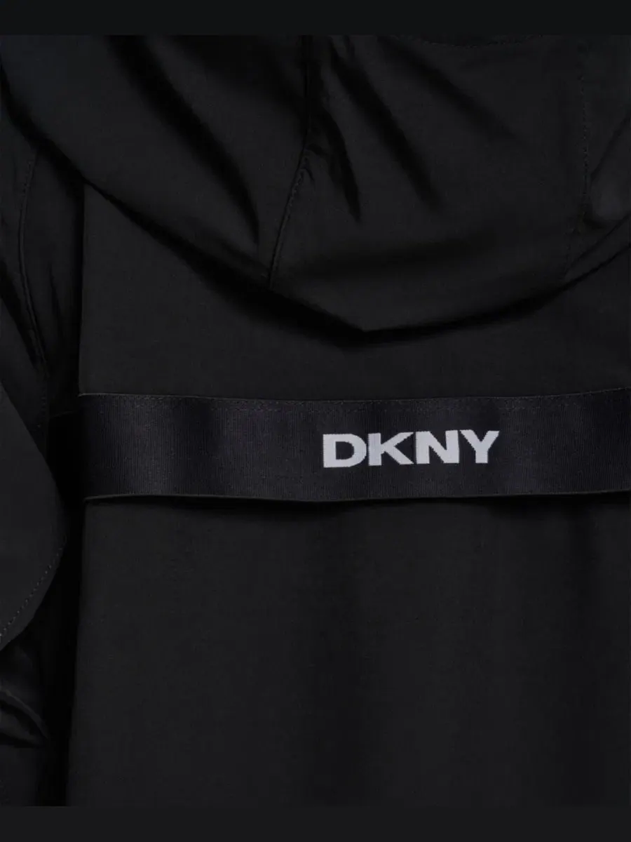 Женская куртка на молнии для поездок на работу DKNY — изображение 8 из 8, черный