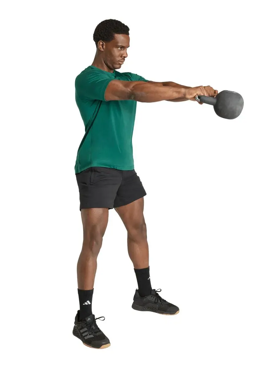 Мужские спортивные шорты Feelready Pull-On Shorts Adidas — изображение 2 из 3, черный
