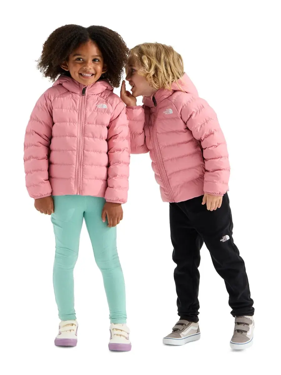 Детская куртка-реверс с капюшоном Perrito The North Face — изображение 2 из 6, розовый