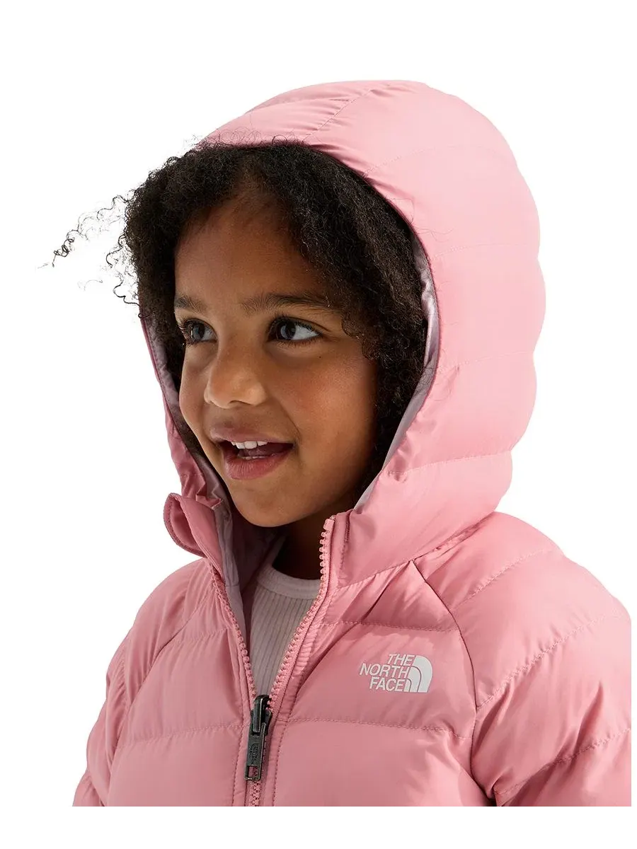 Детская куртка-реверс с капюшоном Perrito The North Face — изображение 5 из 6, розовый