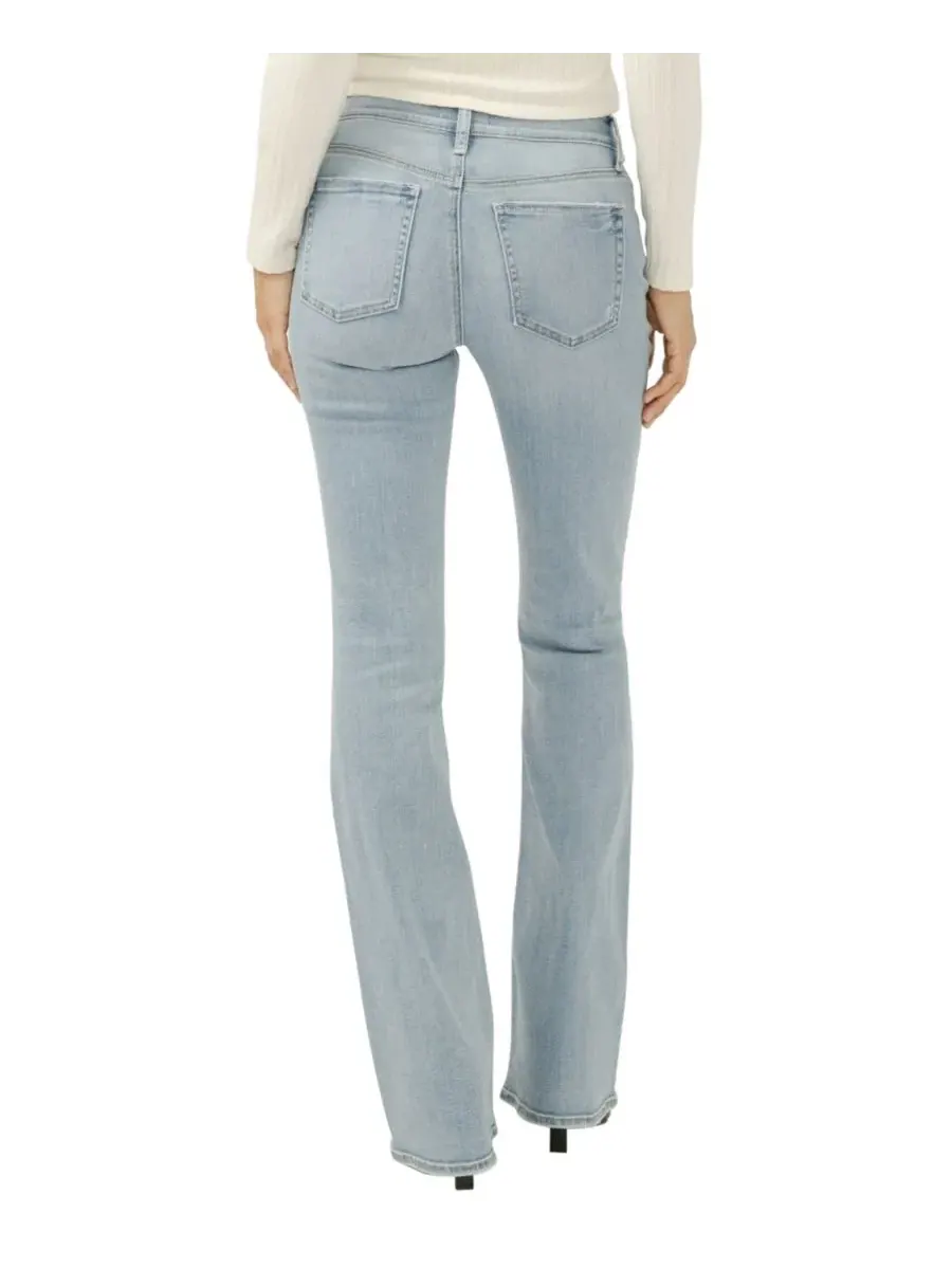 Женские джинсы Suki Mid-Rise Bootcut Luxe Stretch Silver Jeans Co. — изображение 4 из 4, золотистый