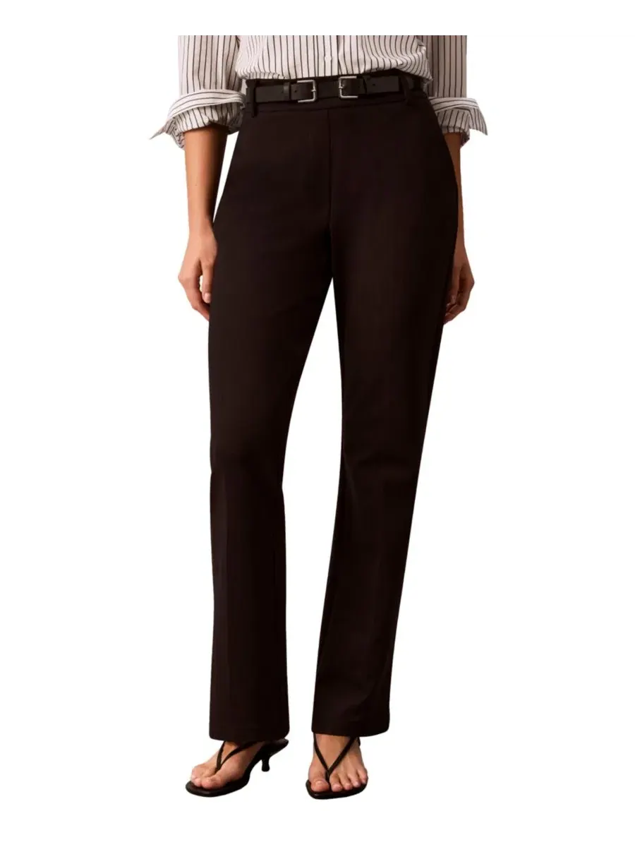 Брюки-клеш с высокой посадкой Hi Twist Compression Calvin Klein