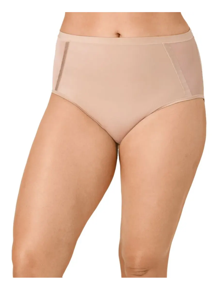 Трусы женские с высокой посадкой Smoothing Brief Bali — изображение 1 из 4, миндальный