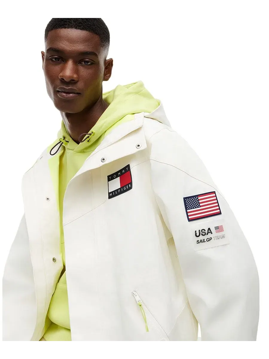 Ветровка мужская Tommy Hilfiger — изображение 3 из 4, экру