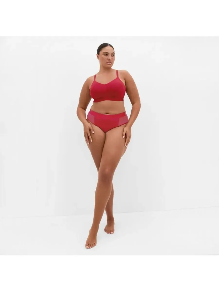 Женские фирменные трусики CCX Cheeky Panty CITY CHIC, Shiraz — изображение 3 из 4
