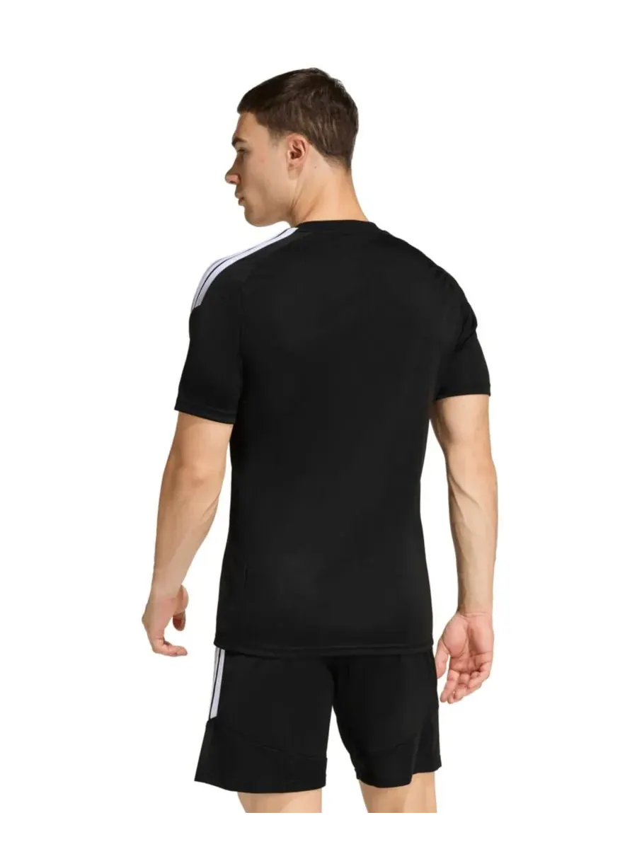 Мужская футболка Tiro 26 League Jersey с круглым вырезом и возможностью надевания Adidas — изображение 3 из 3, черный