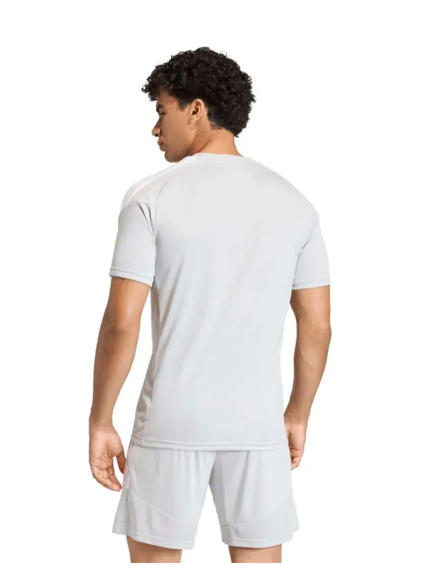Мужская футболка Tiro 26 League Jersey с круглым вырезом и возможностью надевания Adidas — изображение 3 из 3, серый