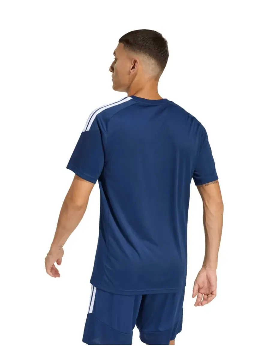 Мужская футболка Tiro 26 League Jersey с круглым вырезом и возможностью надевания Adidas — изображение 3 из 3, темно-синий