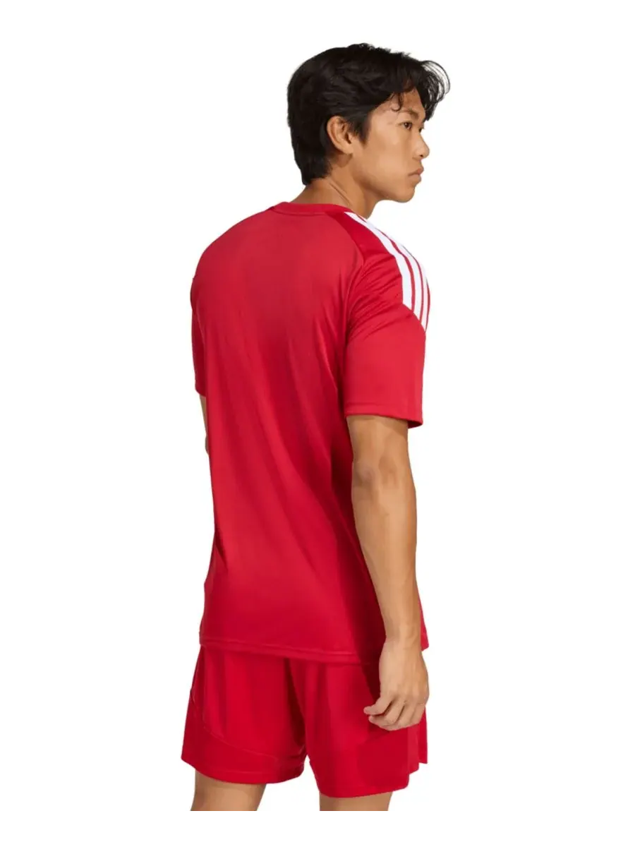 Мужская футболка Tiro 26 League Jersey с круглым вырезом и возможностью надевания Adidas — изображение 3 из 3, красный