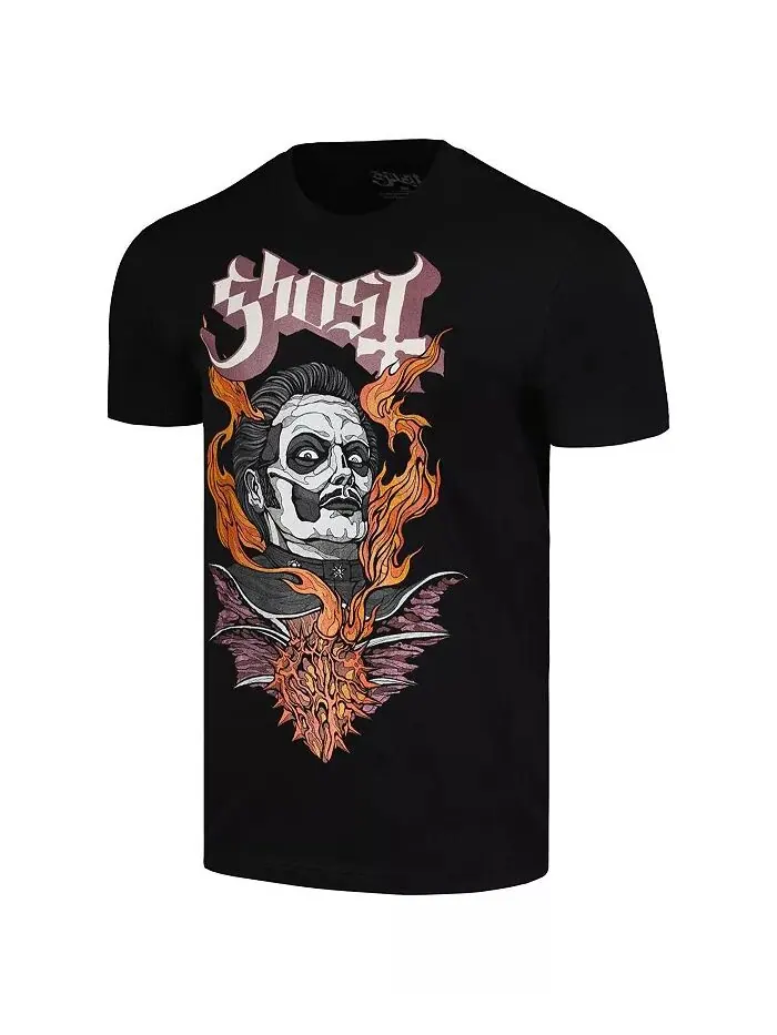Мужская черная футболка Ghost Heart Hypnosis Global Merch — изображение 2 из 3