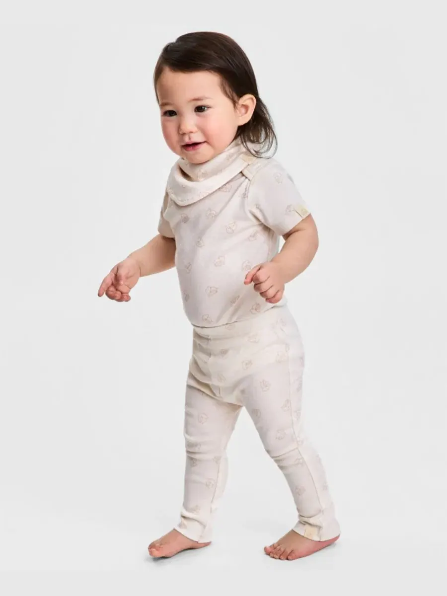 Комплект из 3 боди с коротким рукавом и слюнявчиком, Everyday Baby Essentials First Impressions — изображение 2 из 3