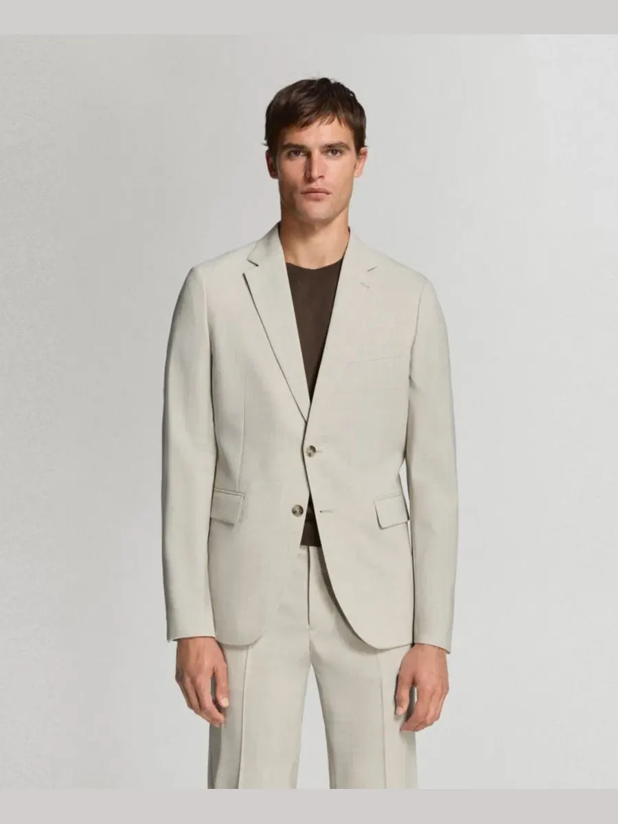 Пиджак из шерсти Slim Fit, Mango