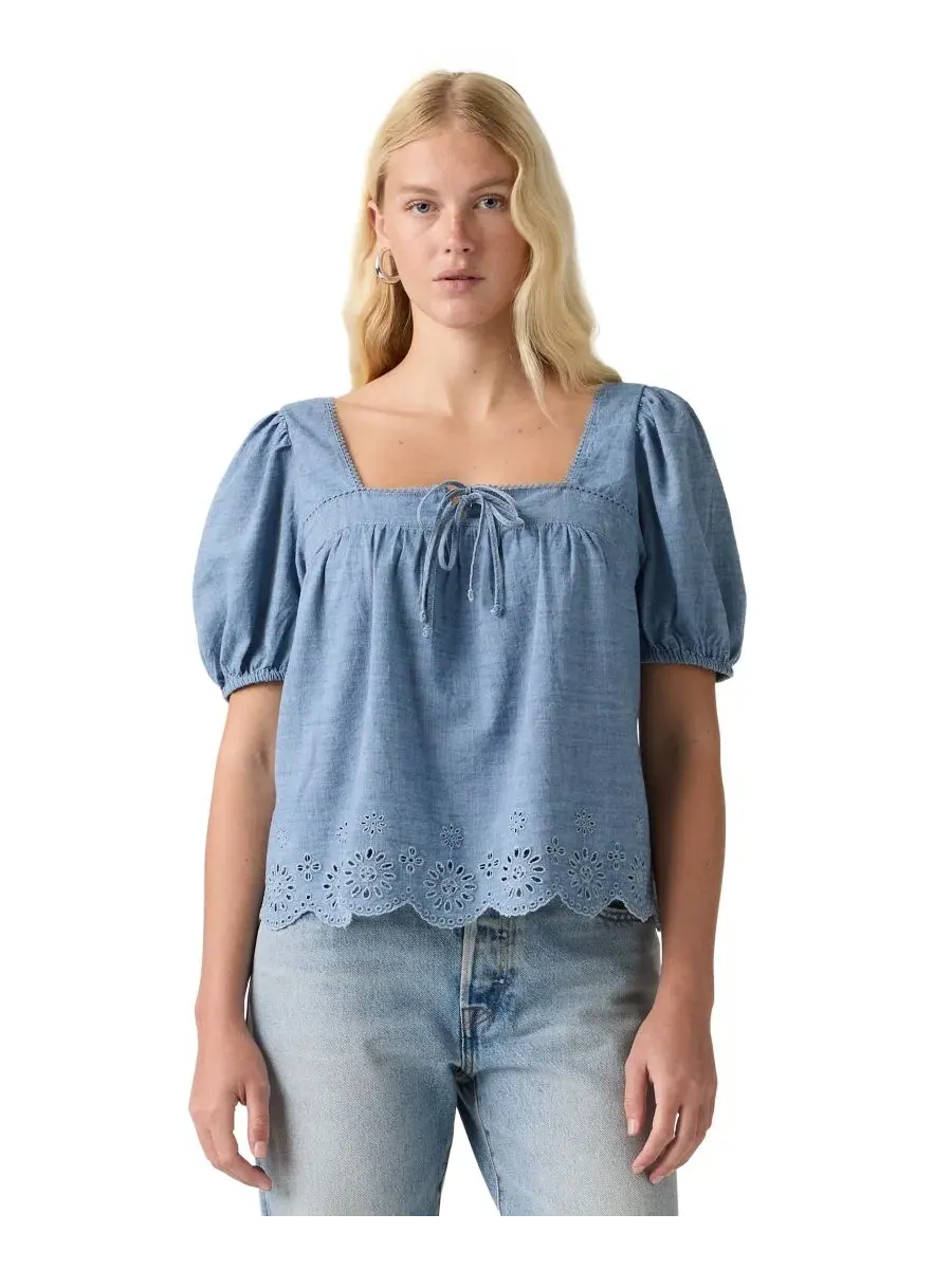 Блуза с коротким рукавом и вырезом Darling Levi's
