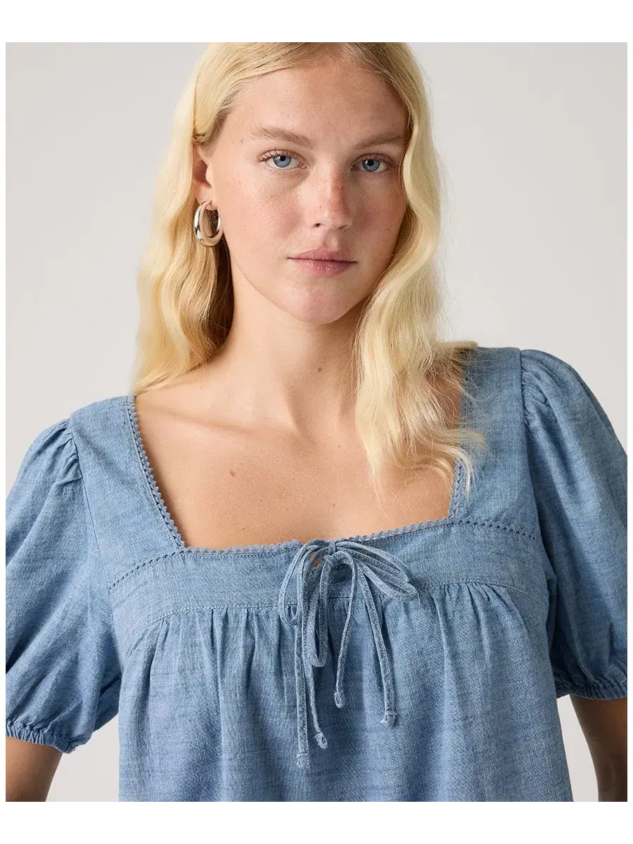 Блуза с коротким рукавом и вырезом Darling Levi's — 3