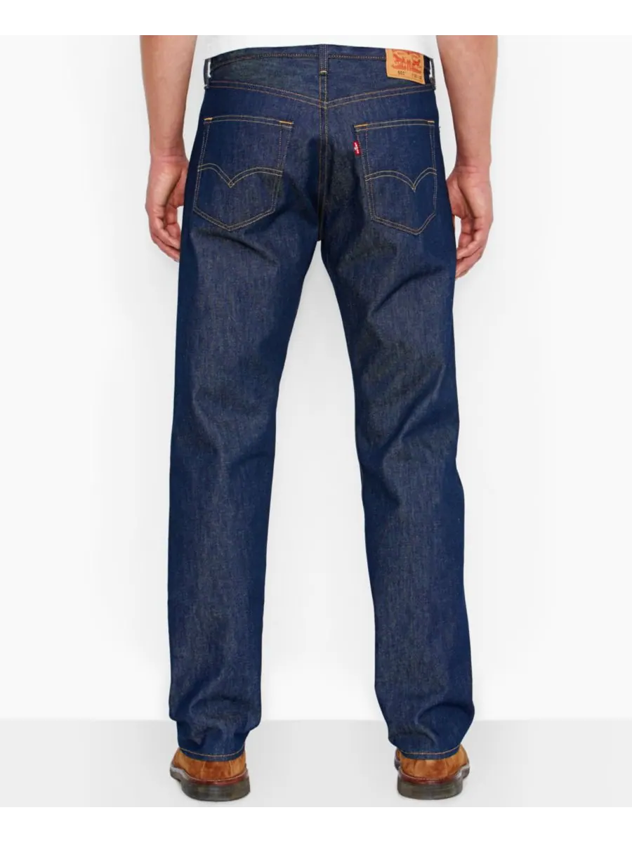 Мужские джинсы Big & Tall 501 Original Shrink to Fit Levi's — изображение 2 из 6, черный