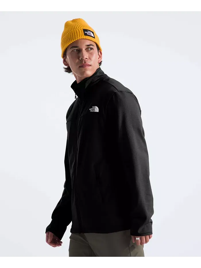 Мужская флисовая куртка на молнии Cedar Trail Grid Full Zip The North Face — изображение 4 из 5, черный