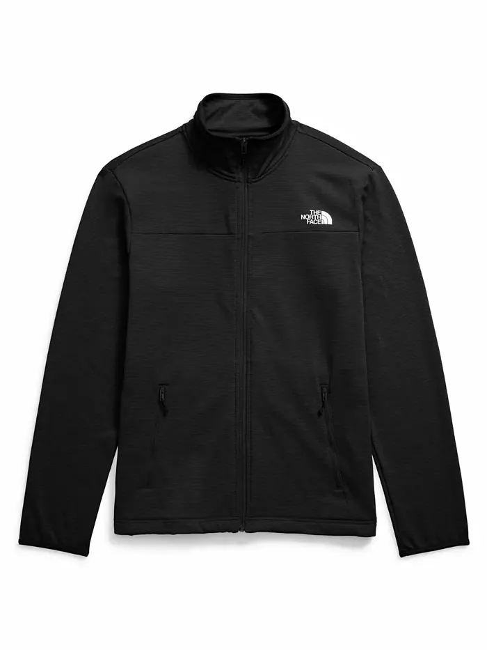 Мужская флисовая куртка на молнии Cedar Trail Grid Full Zip The North Face — изображение 5 из 5, черный