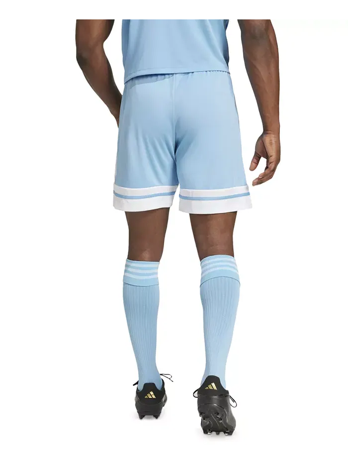 Мужские шорты Regular-Fit Squad 25 с логотипом adidas — изображение 2 из 3, светлый синий