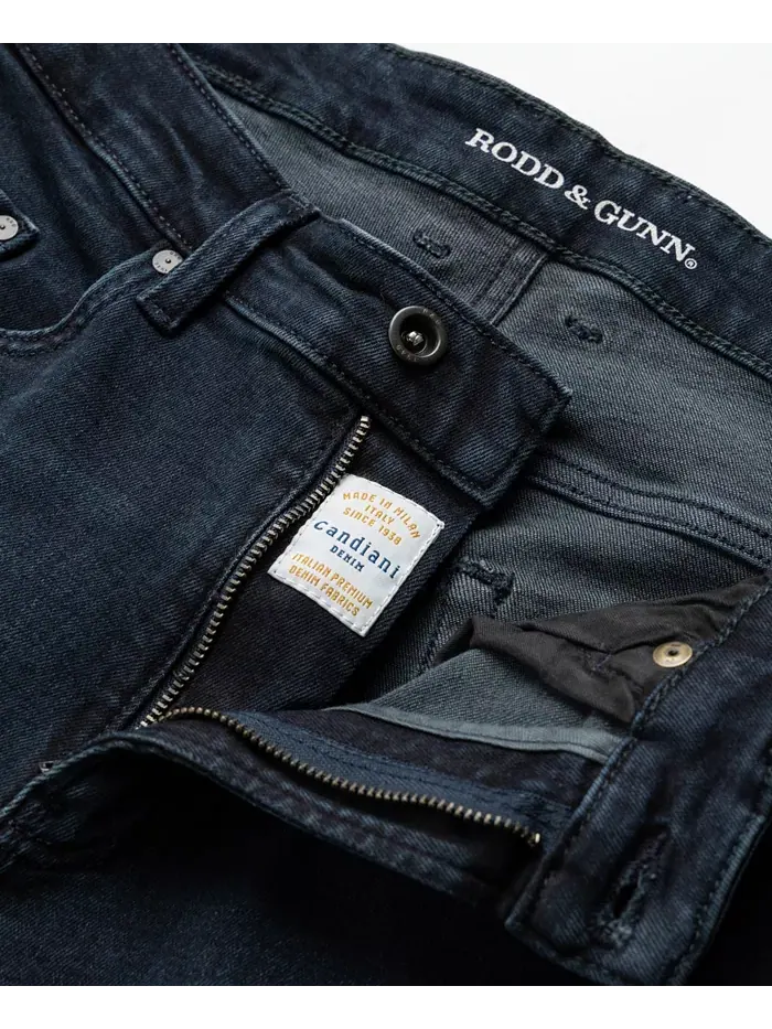 Мужские джинсы Weston Straight Fit Rodd & Gunn — изображение 7 из 7, черный