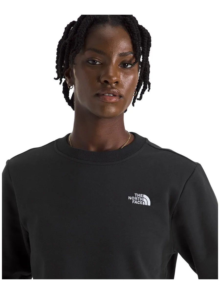 Женская толстовка Evolution Simple Dome Crewneck The North Face — изображение 2 из 3, черный