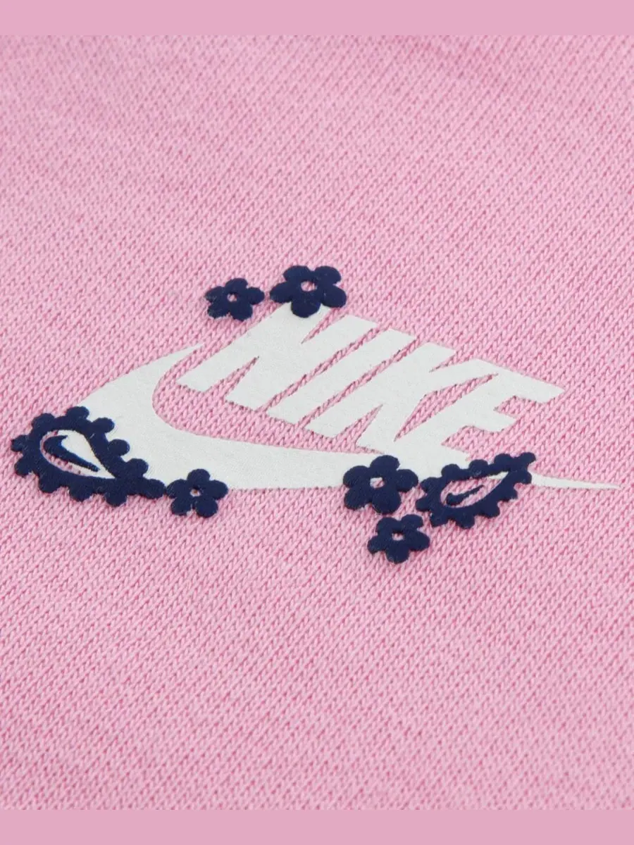 Комплект из свитшота с рюшами и леггинсов Nike — изображение 4 из 4, розовый/темно-синий