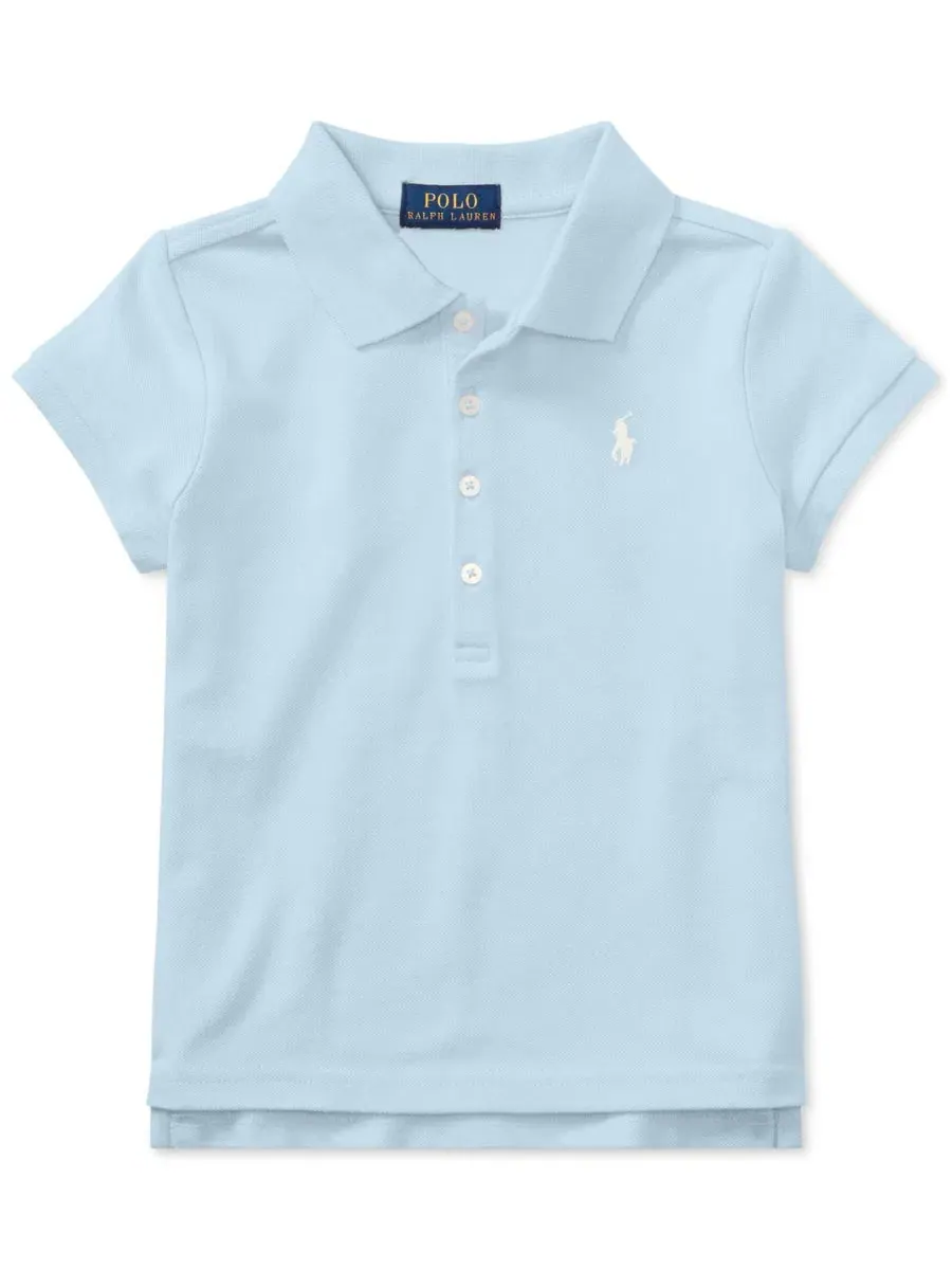 Комплект из поло и леггинсов Toddler Girls Polo Shirt & Leggings Polo Ralph Lauren — изображение 1 из 2, синий