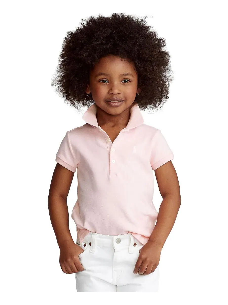 Комплект из поло и леггинсов Polo Ralph Lauren — изображение 1 из 6, розовый