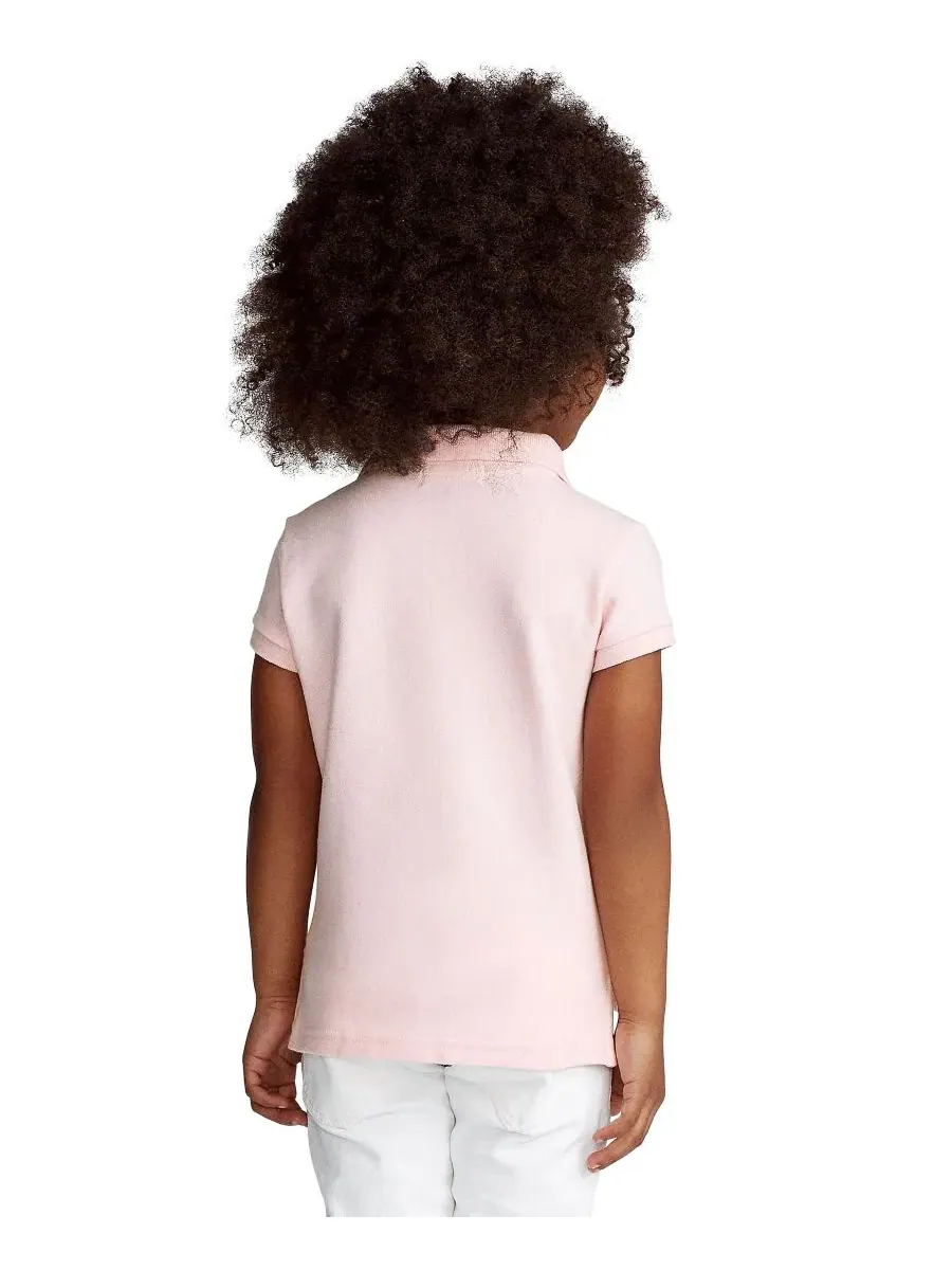 Комплект из поло и леггинсов Polo Ralph Lauren — изображение 4 из 6, розовый
