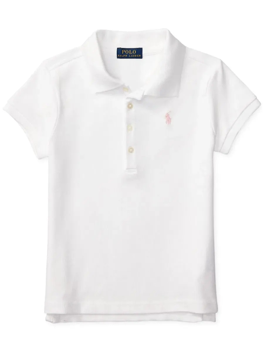 Комплект из поло и леггинсов с длинным рукавом Polo Ralph Lauren — изображение 4 из 5, белый