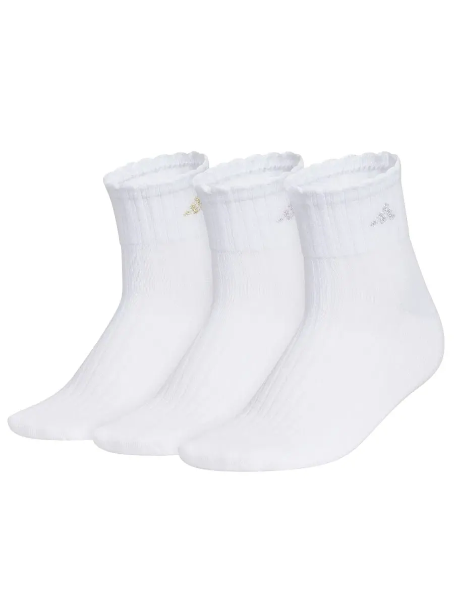 Спортивные носки с рифленой вязкой, 3 пары adidas