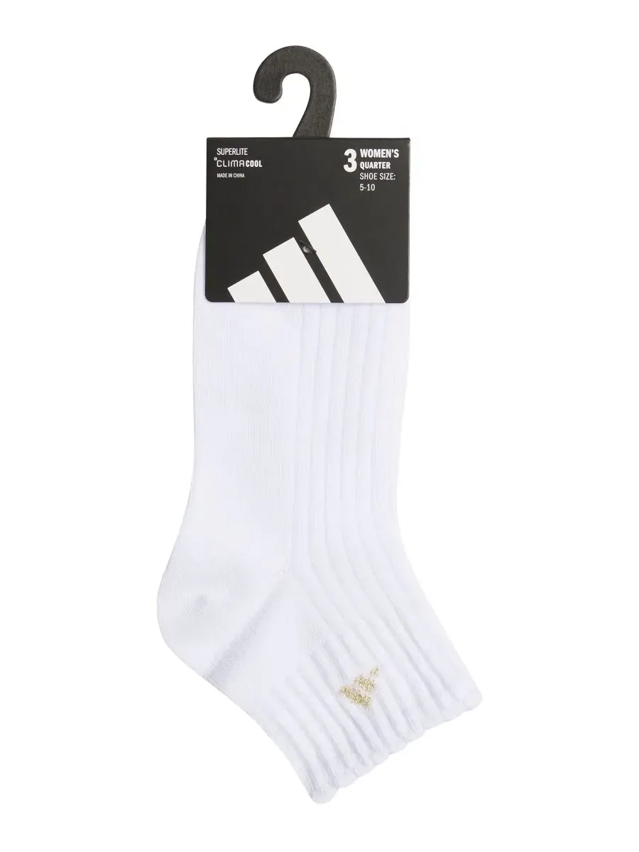 Спортивные носки с рифленой вязкой, 3 пары adidas — изображение 2 из 5