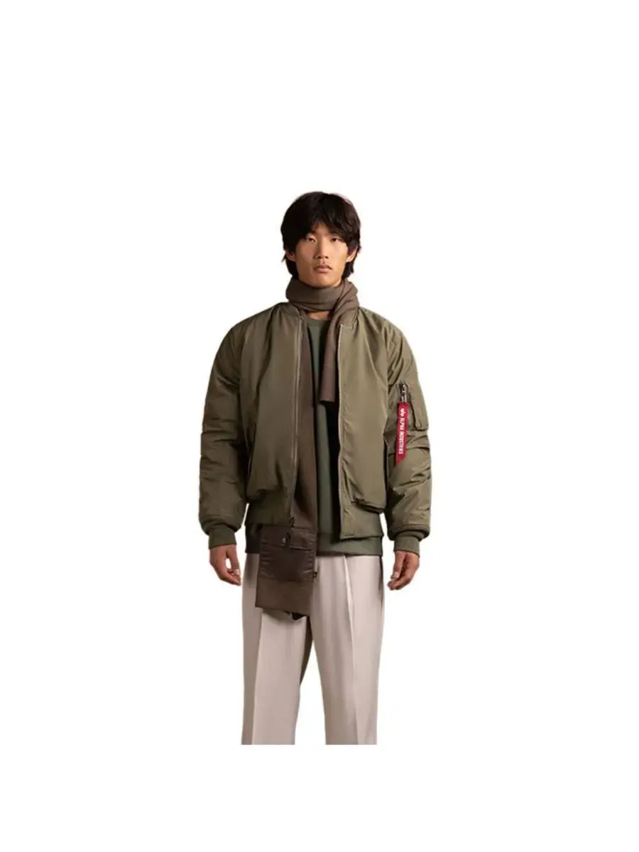 Мужская двусторонняя стеганая летная куртка MA-1 Alpha Industries