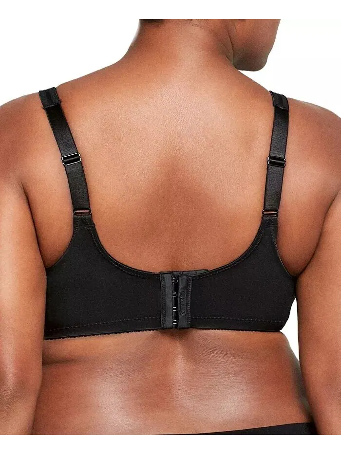 Женский бюстгальтер MagicLift Wirefree Minimizer Support Bra для полной фигуры размера плюс 1003 — изображение 2 из 8, черный