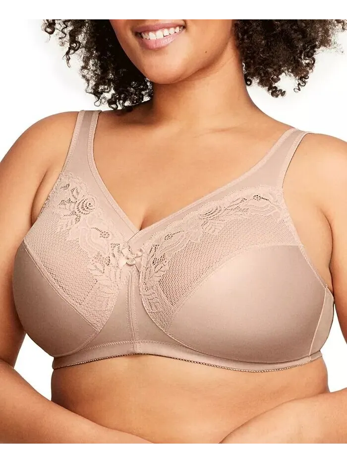 Женский бюстгальтер MagicLift Wirefree Minimizer Support Bra для полной фигуры размера плюс 1003