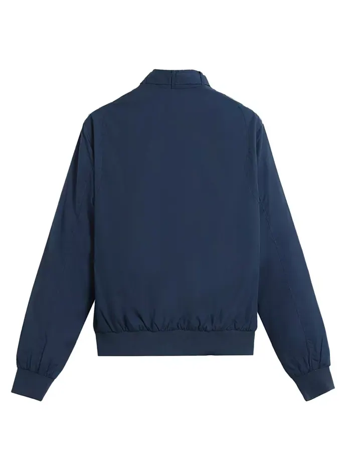 Мужская куртка Big & Tall Classic Iconic Racer (Slim Fit) Members Only — изображение 4 из 8, синий