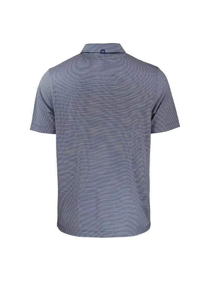 Мужская растягивающаяся поло Forge Eco Double Stripe Marquette Golden Eagles Cutter & Buck — изображение 4 из 5