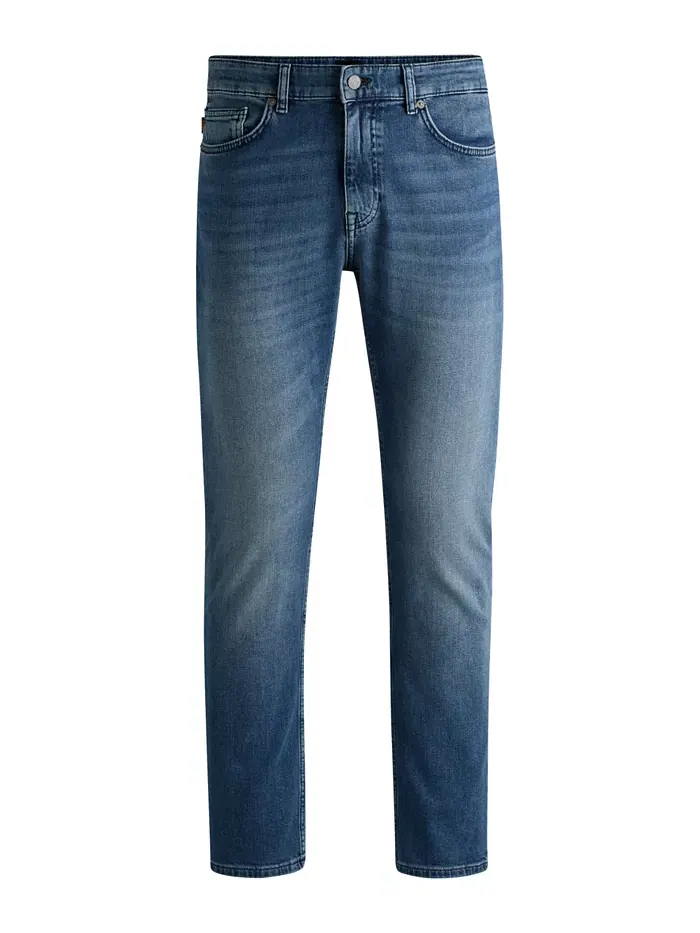 Мужские джинсы Delaware Slim Fit Hugo Boss — изображение 3 из 4, синий