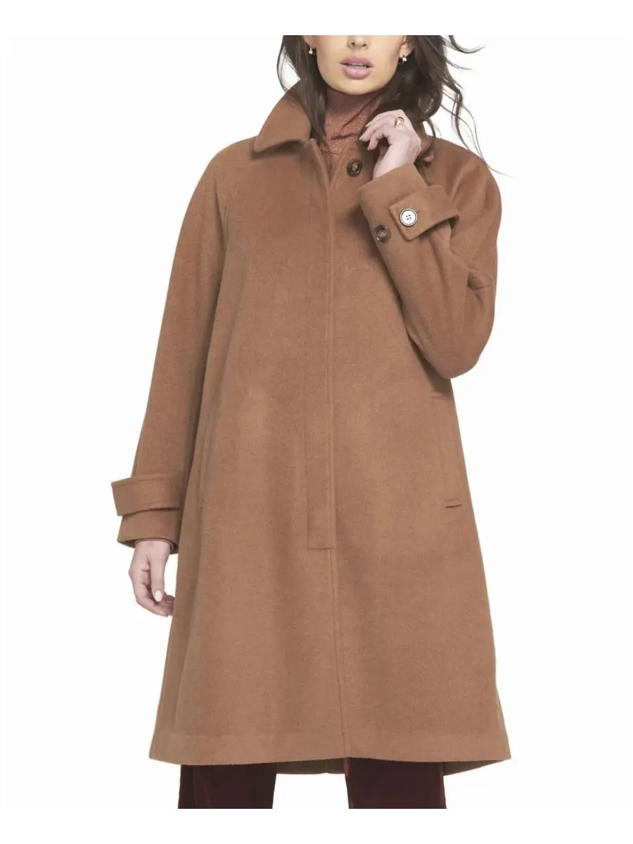 ELLE Collection Женское пальто-комбинезон из меланжевой ткани