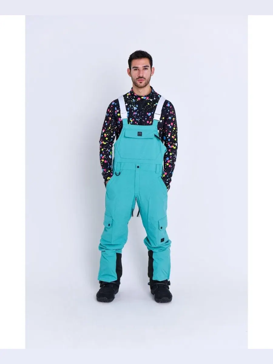 Непромокаемые брюки для мужчин с регулируемыми бретелями, модель Yeh Man Bib Pant OOSC Clothing