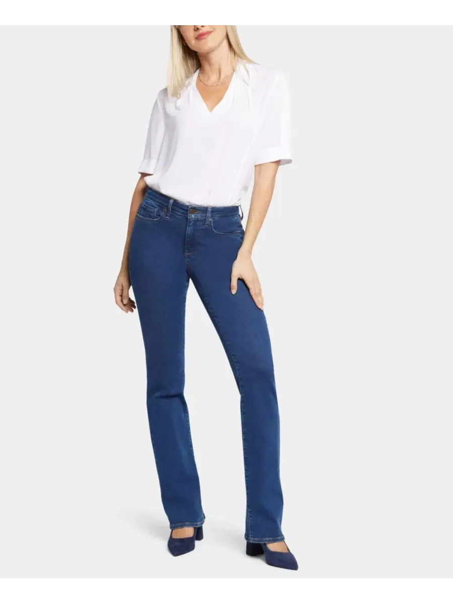 Джинсы-клеш с зауженной талией Barbara Bootcut Petite NYDJ, Quinn — изображение 2 из 6