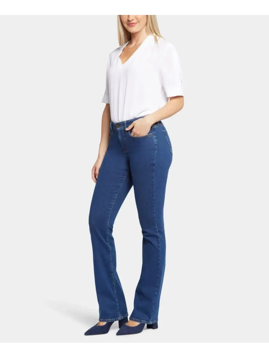 Джинсы-клеш с зауженной талией Barbara Bootcut Petite NYDJ, Quinn — изображение 3 из 6