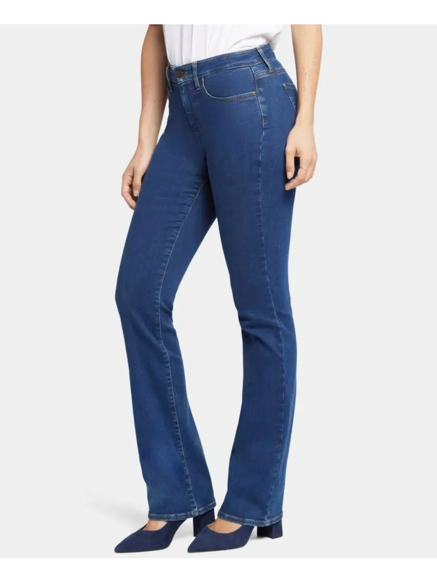 Джинсы-клеш с зауженной талией Barbara Bootcut Petite NYDJ, Quinn — изображение 4 из 6