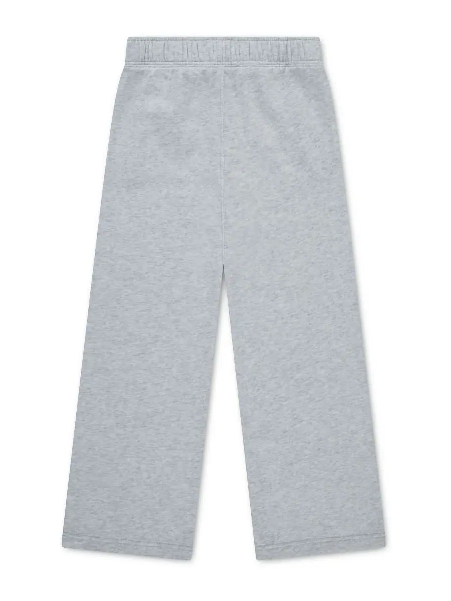 Штаны свободного кроя с принтом Wide Leg Fleece abercrombie kids — изображение 2 из 3, светлый/серый