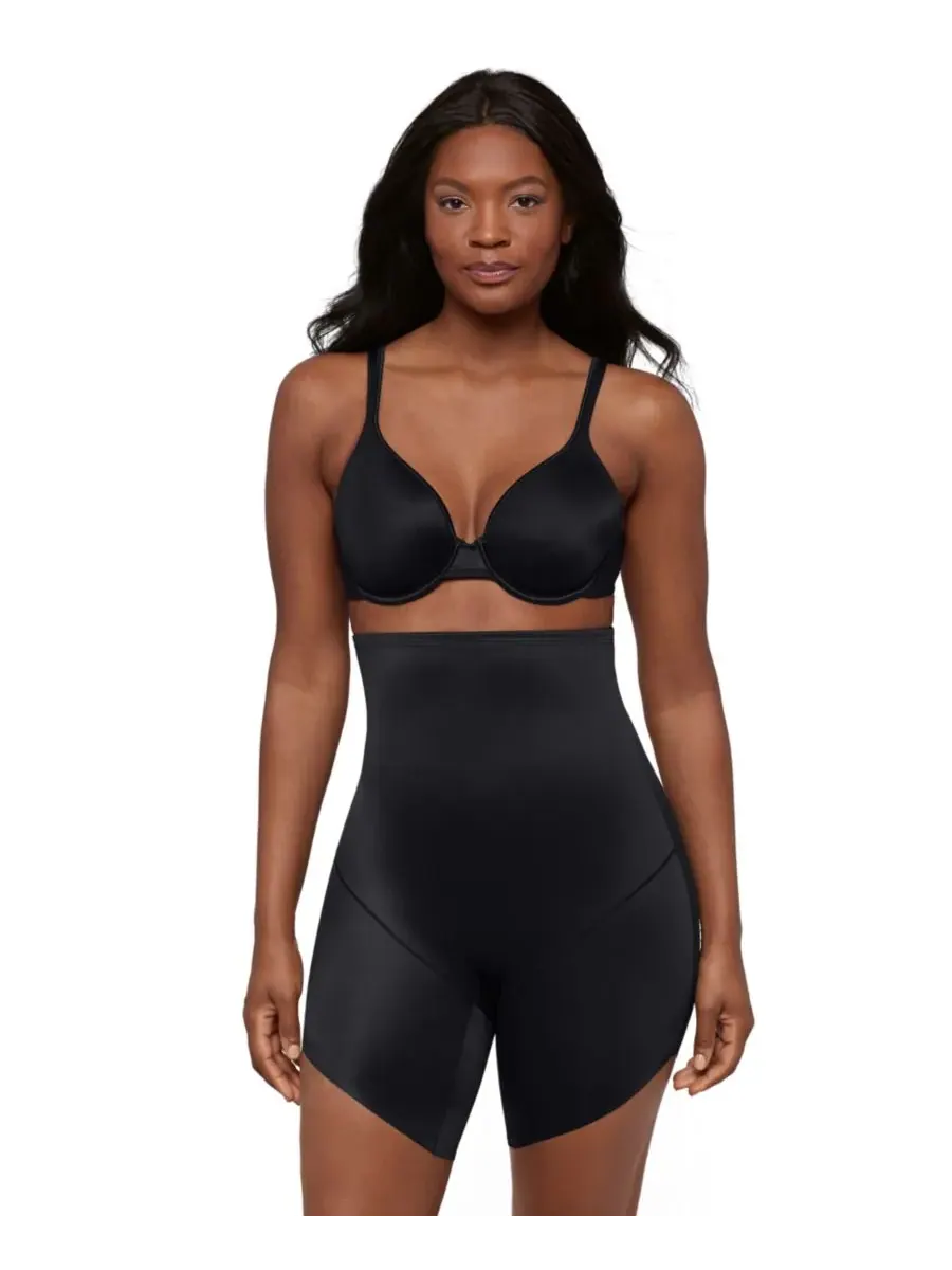 Эффектные короткие шорты с косым низом и завышенной талией, модель 2448 Miraclesuit