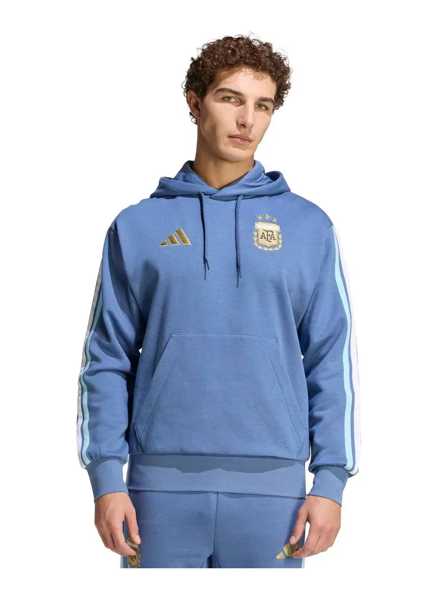 Мужская флисовая толстовка с капюшоном Adidas