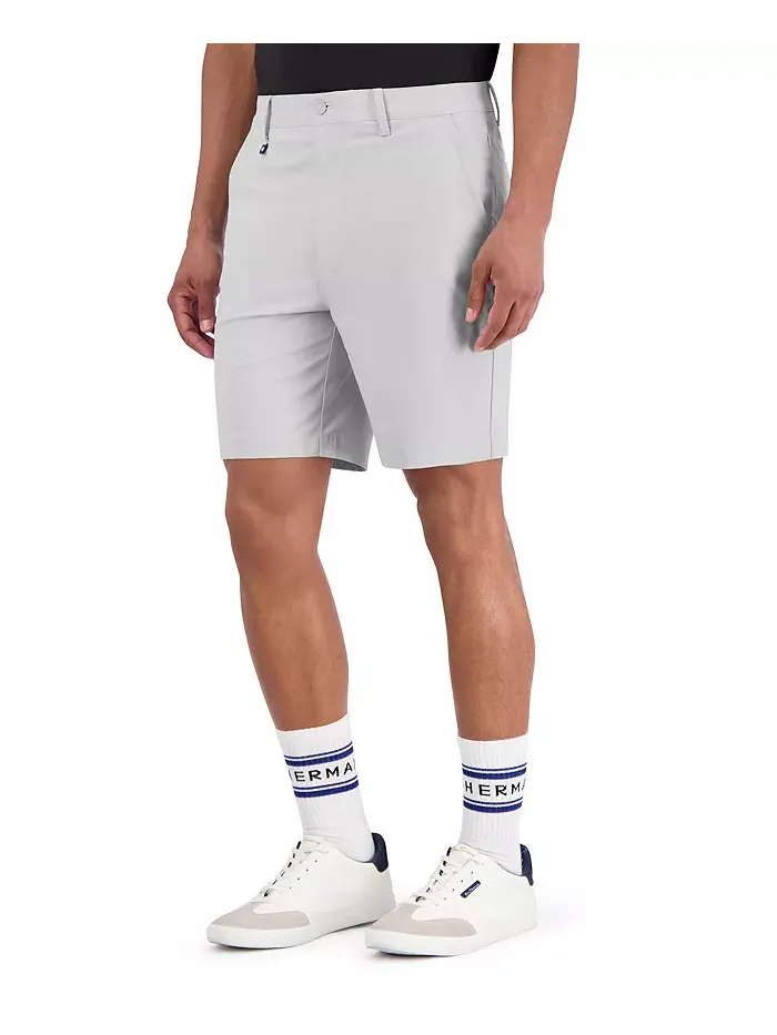 Мужские шорты для гольфа Golf 4-Way Stretch Tech Ben Sherman — изображение 3 из 5, светлый серый